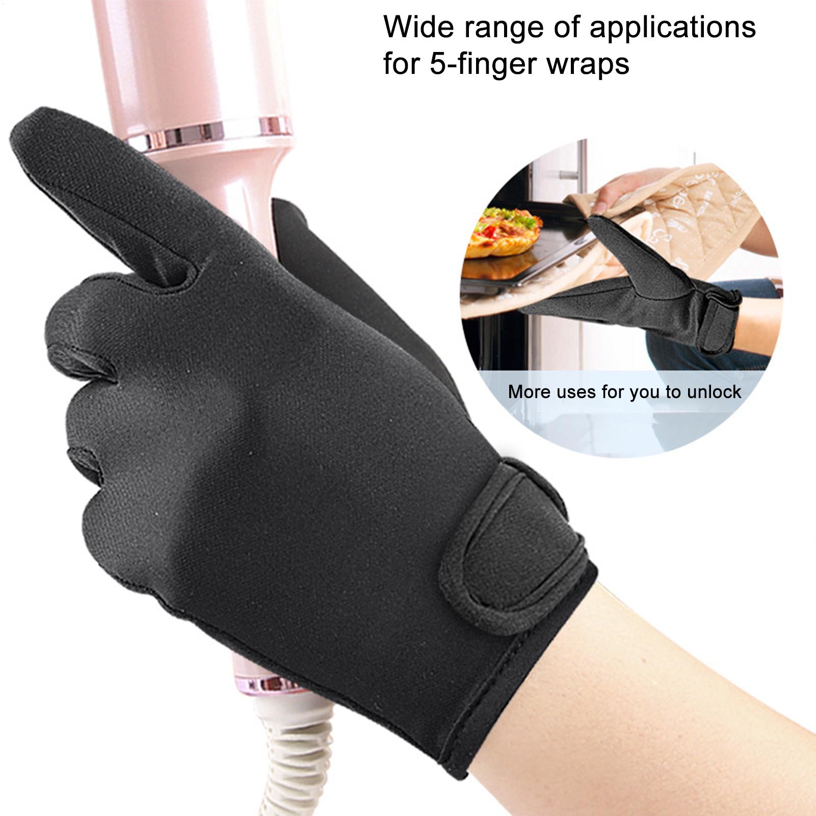 Heat Resistant Glove - ถุงมือกันความร้อน 1 ชิ้น สำหรับเครื่องหนีบผม เครื่องดัดผม ป้องกันความร้อน