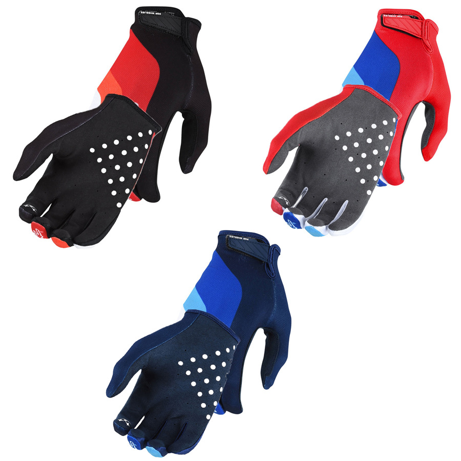 Cycling Glove Padded - ถุงมือขี่มอเตอร์ไซค์วิบากแบบใหม่ สำหรับรถมอเตอร์ครอส รถจักรยานเสือภูเขา รถมอเตอร์ไซค์วิบาก รถจักรยานเสือภูเขาแบบครอสคันทรี