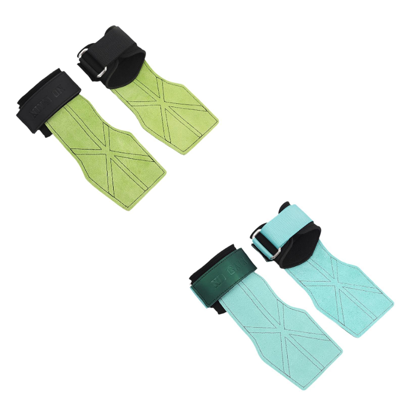 Workout Glove Gym - 2x ที่จับยกน้ำหนักแบบพกพา ป้องกันฝ่ามือ ถุงมือสำหรับวิ่ง ออกกำลังกายในยิม และฝึกฝนทักษะ