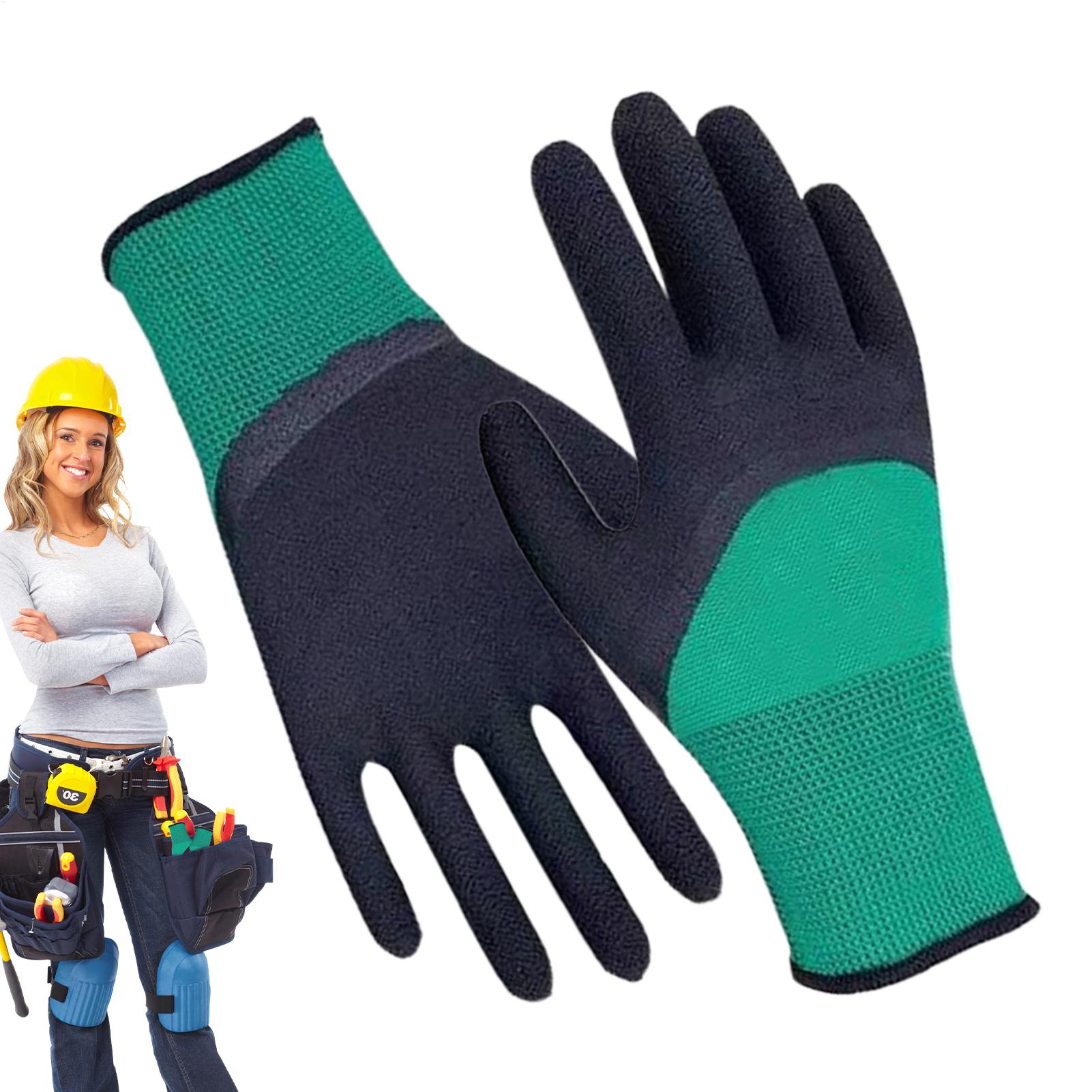 Gardening Glove Waterproof - 1 คู่ถุงมือทำสวนสำหรับผู้หญิง ถุงมือทำสวน ทนต่อการเจาะทะลุ ป้องกันหนาม กันน้ำ