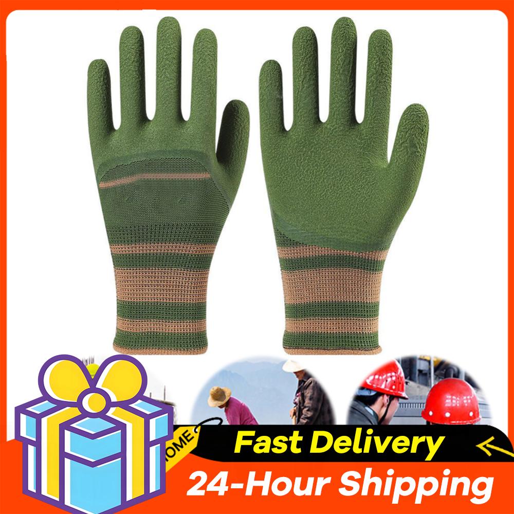 1-10 คู่ถุงมือทำสวน ถุงมือกันห - Gardening Glove Waterproof บทวิจารณ์และราคา