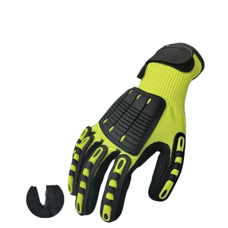 ถุงมือทำงานแบบหนา 1 คู่ ทนทานต - Work Glove Impact บทวิจารณ์และราคา