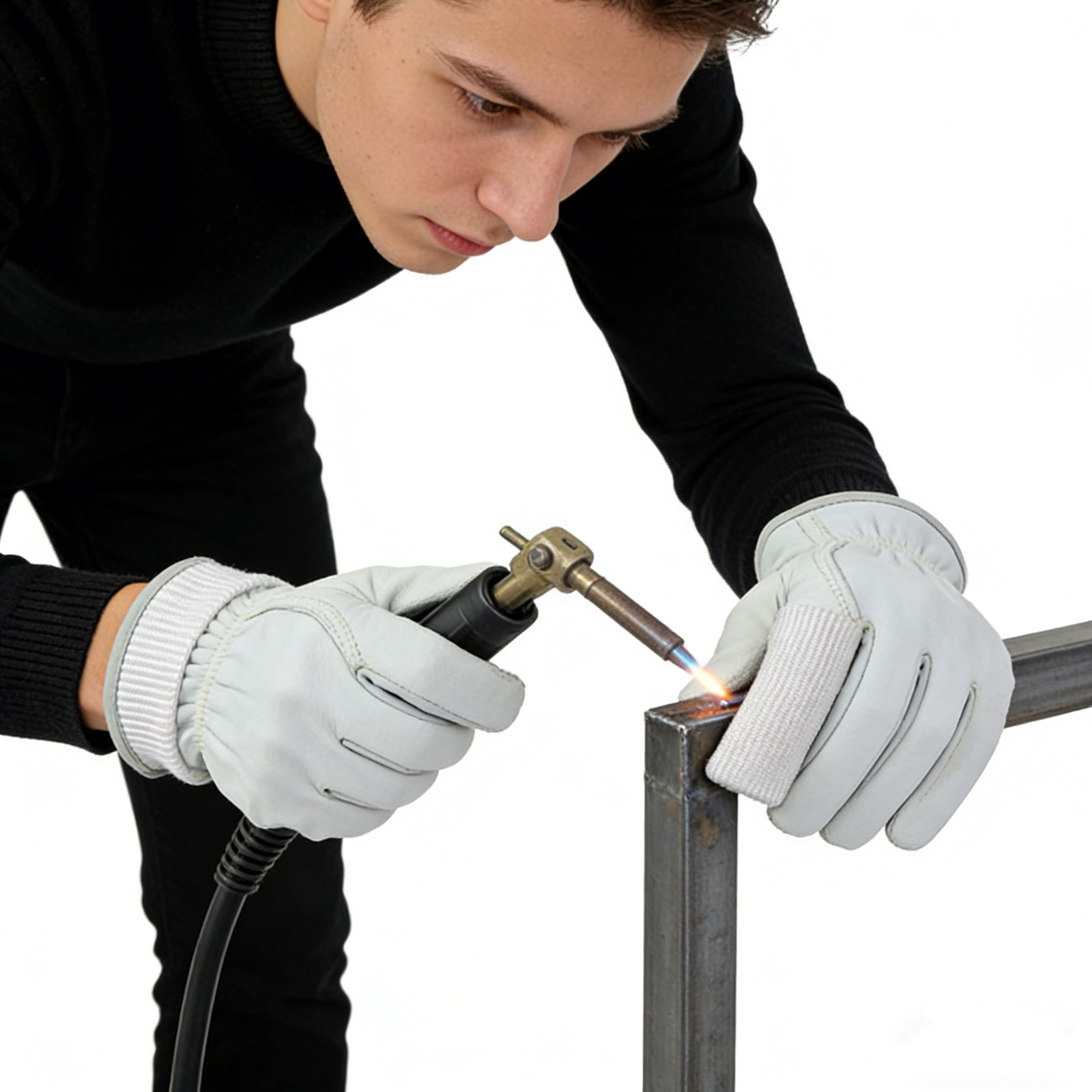 ถุงมือเชื่อมทิกกันความร้อนแบบไ - Heat Resistant Glove บทวิจารณ์และราคา