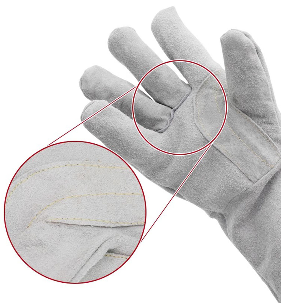 ถุงมือเชื่อม ถุงมือทำงานอเนกปร - Heat Resistant Glove บทวิจารณ์และราคา