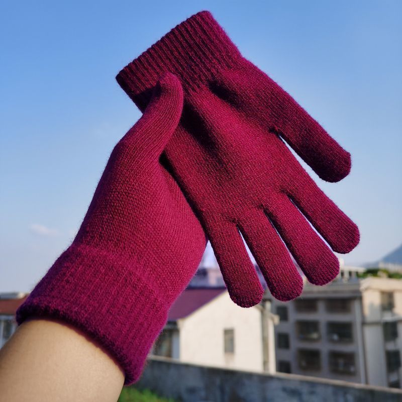 ถุงมือถักไหมพรมสำหรับผู้ชายและ - Wool Glove Lined บทวิจารณ์และราคา