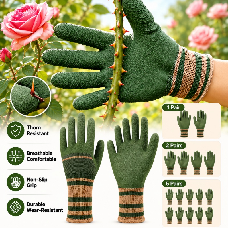 ถุงมือทำสวนอเนกประสงค์ ป้องกัน - Cut Resistant Glove บทวิจารณ์และราคา