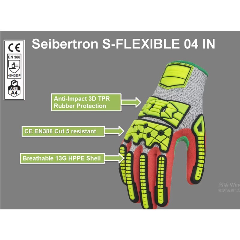 ถุงมือป้องกันแรงกระแทกสูง ทนต่ - Work Glove Impact บทวิจารณ์และราคา