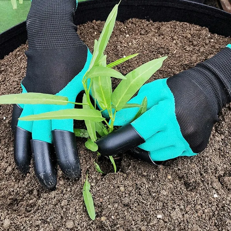 ถุงมือทําสวนพร้อมกรงเล็บระบายอ - Gardening Glove Waterproof บทวิจารณ์และราคา