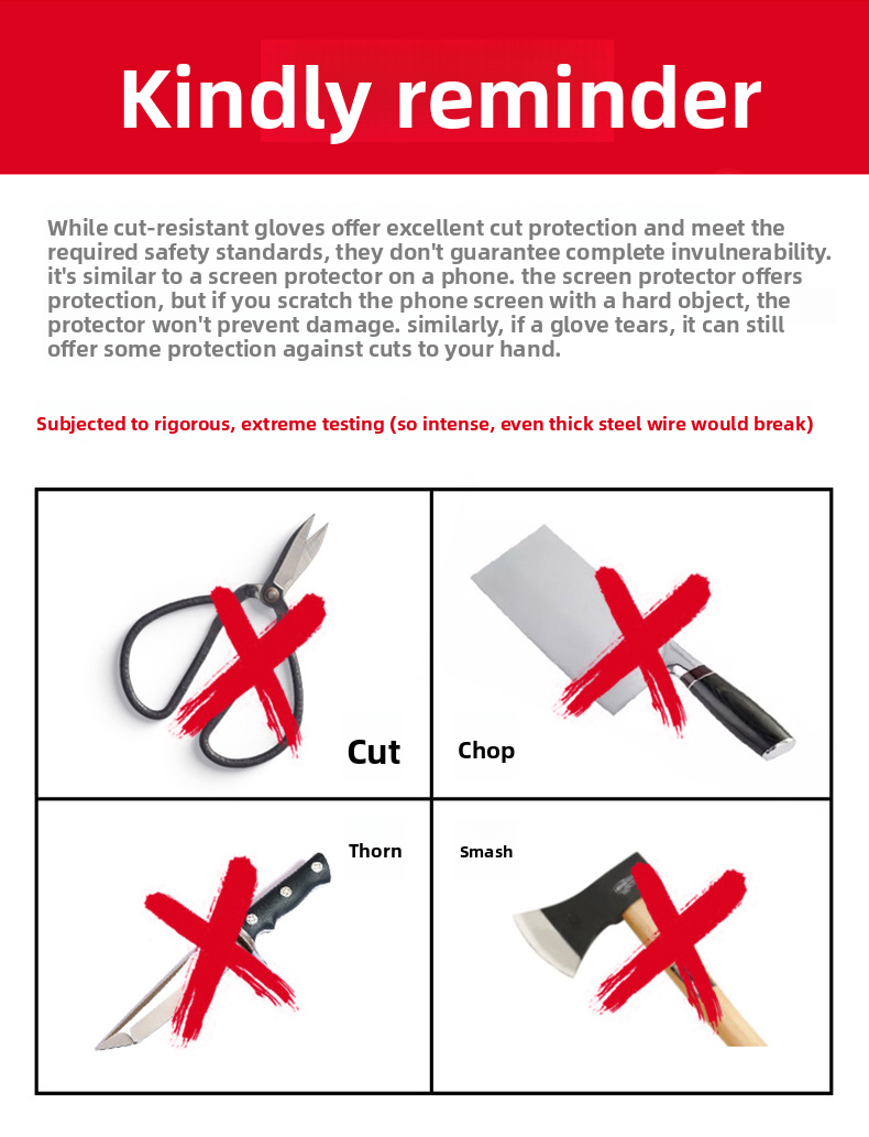 ปลอกนิ้วป้องกันการบาด ป้องกันก - Cut Resistant Glove บทวิจารณ์และราคา