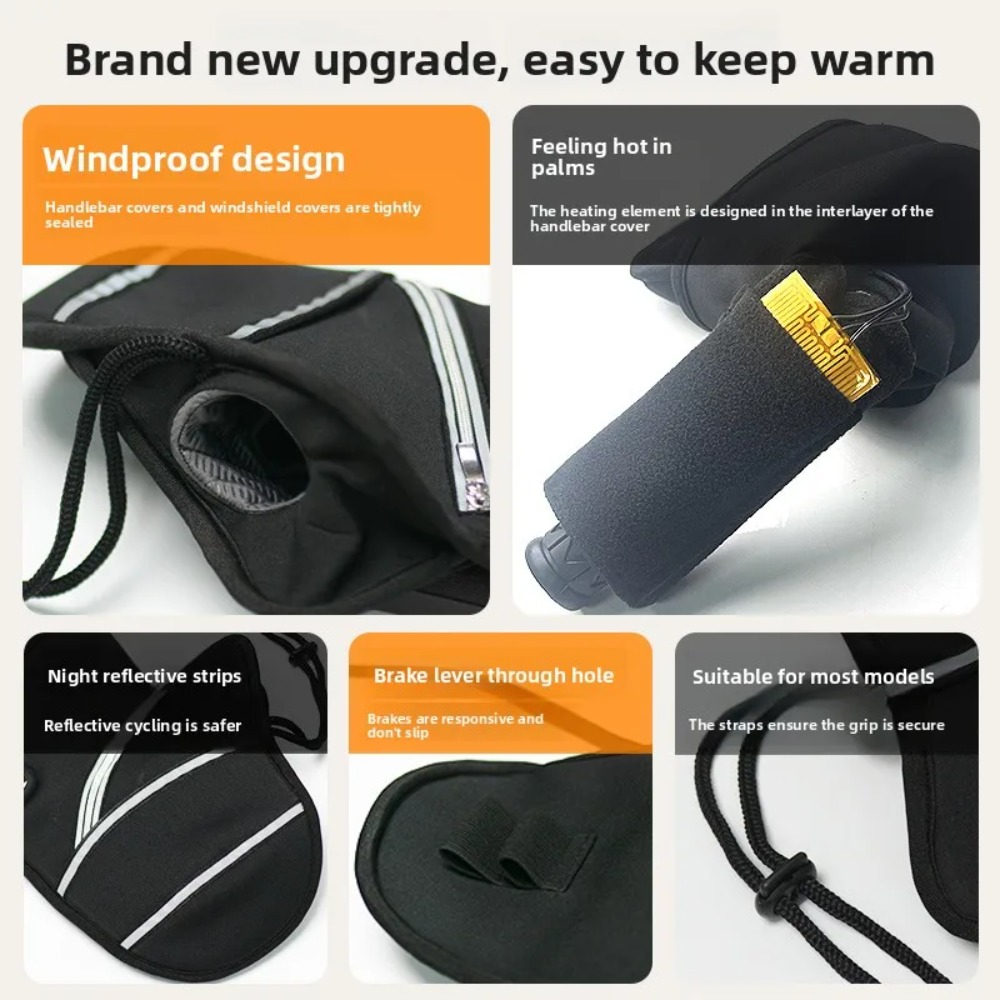 ปลอกแฮนด์มอเตอร์ไซค์แบบอุ่นสำห - Heat Resistant Glove บทวิจารณ์และราคา