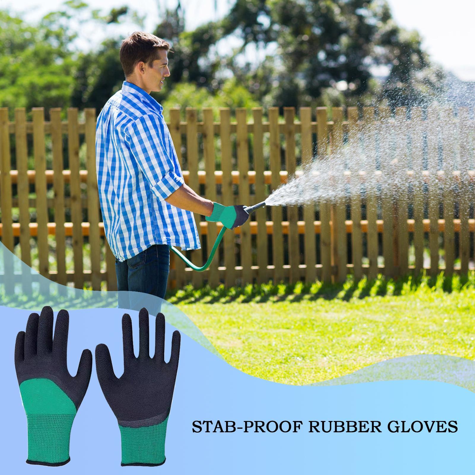 ถุงมือทำสวน ถุงมือกันหนาม กันน - Gardening Glove Waterproof บทวิจารณ์และราคา